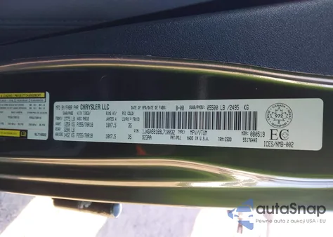 2009 Jeep Wrangler Unlimited Sahara z USA, uszkodzony, nr VIN 1J4GA59189L710032